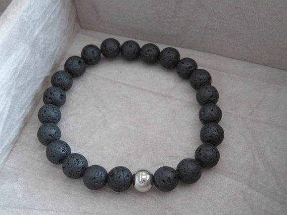 Ek Onkar Lava Bracelet